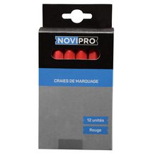 Craie de marquage - rouge - boîte de 12 pcs