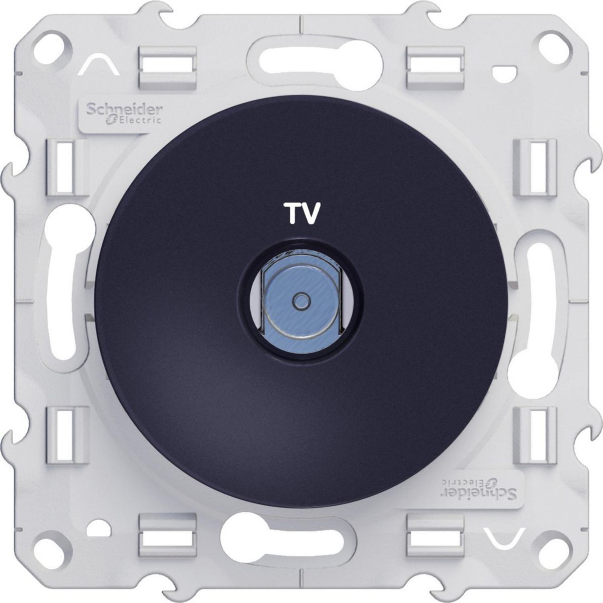 Prise TV standard Odace - anthracite