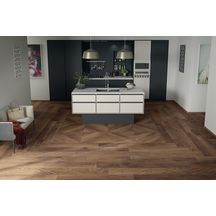 Carrelage effet parquet grès cérame Antique - walnut naturel rectifié - 20x120 cm