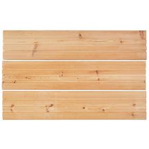 Terrasse bois lame pin rouge du Nord Heartwood - 28x140 mm - L. 4,20 m