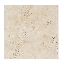 Dalle sol extérieur pierre de travertin - mix beige - multiformat 20x20/20x40/40x40/40x60 cm - ép. 12 mm