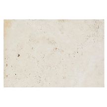 Margelle droite bords arrondis travertin mix teinte beige 3x33x61 cm