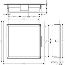 Niche murale XTRASTORIS ORIGINAL 300/300/70 avec cadre intégré, Noir mat