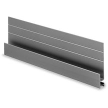 Profil de départ aluminium laqué pour bardage Cedral Lap blanc vanille L. 3 m