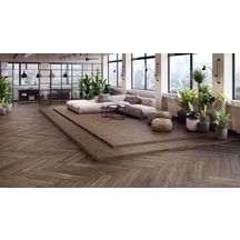 Carrelage intérieur effet bois Plank - hazel antidérapant rectifié - 19,7x119 cm