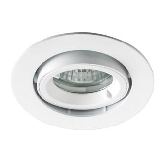 Spot Be Best orientable - spécial environnements humides - aluminium blanc - douille GU10 - 230 V