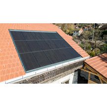 Kit photovoltaïque Premium Nord pour égout de toiture - 7 panneaux - 2800/2835 Wc - ton ardoisé