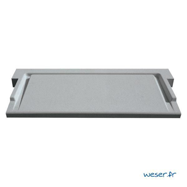 Seuil pour porte-fenêtre PMR gris 40/130 Réf. SEPMRPS40130G