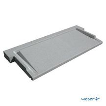 Seuil pour porte-fenêtre PMR gris 40/130 Réf. SEPMRPS40130G