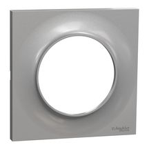 Plaque de finition simple Odace - aluminium