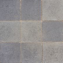 Pavé de sol extérieur Newhedge classique avec écarteurs - grey - 15x15 cm - ép. 6 cm