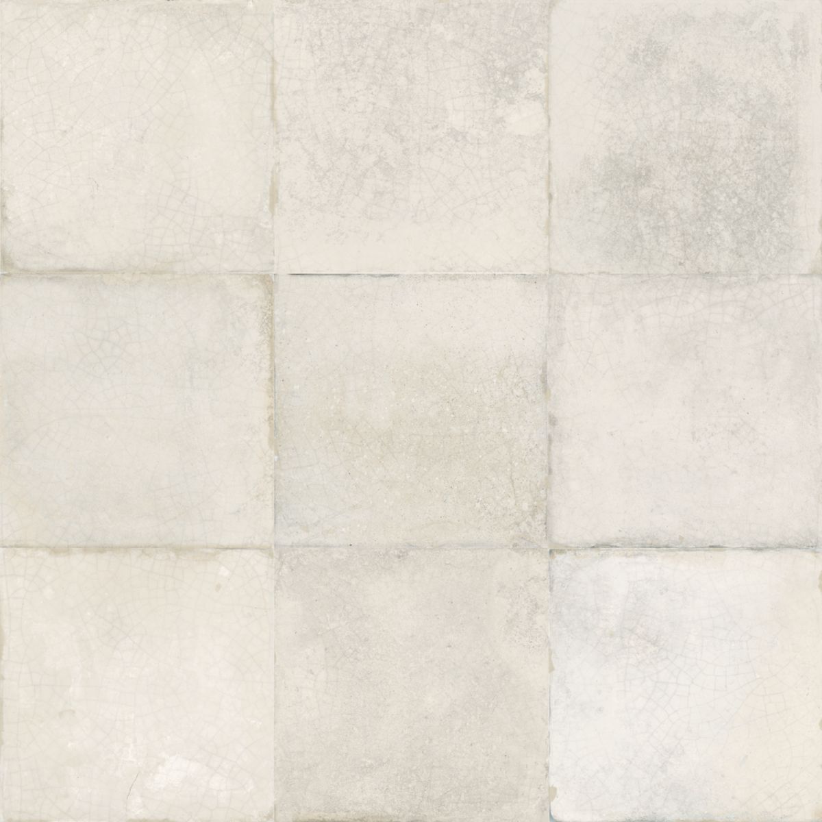 Carrelage sol intérieur grès émaillé FS Etna - white - 33x33 cm