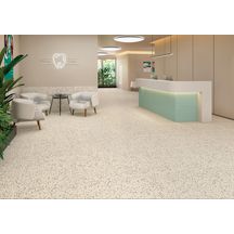 Carrelage sol intérieur grès cérame Terrazzo - green mat rectifié - 59,7x59,7 cm