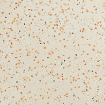 Carrelage sol intérieur grès cérame Terrazzo - coral mat rectifié - 59,7x59,7 cm