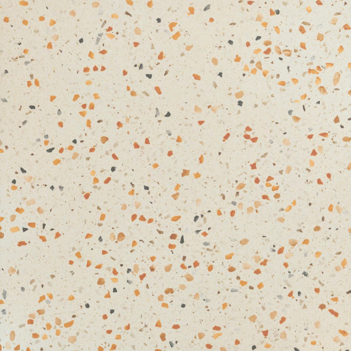 Carrelage sol intérieur grès cérame Terrazzo - coral mat rectifié - 59,7x59,7 cm