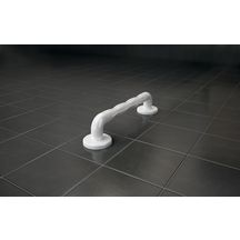 Barres d'appui à poignée ergonomique AKW INTERNATIONAL coudées à 135° blanc réf. 01640WH-LS