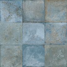 Carrelage sol intérieur grès émaillé FS Etna - blue - 33x33 cm