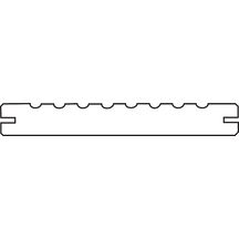 Lame de terrasse Bamboo X-treme 1 face rainurée 1 face lisse finition brute réversible 20x137x1850mm