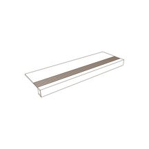 Grès cérame Fiandre Core Shade plain semilustré nez de marche 30x60cm A175R9G36