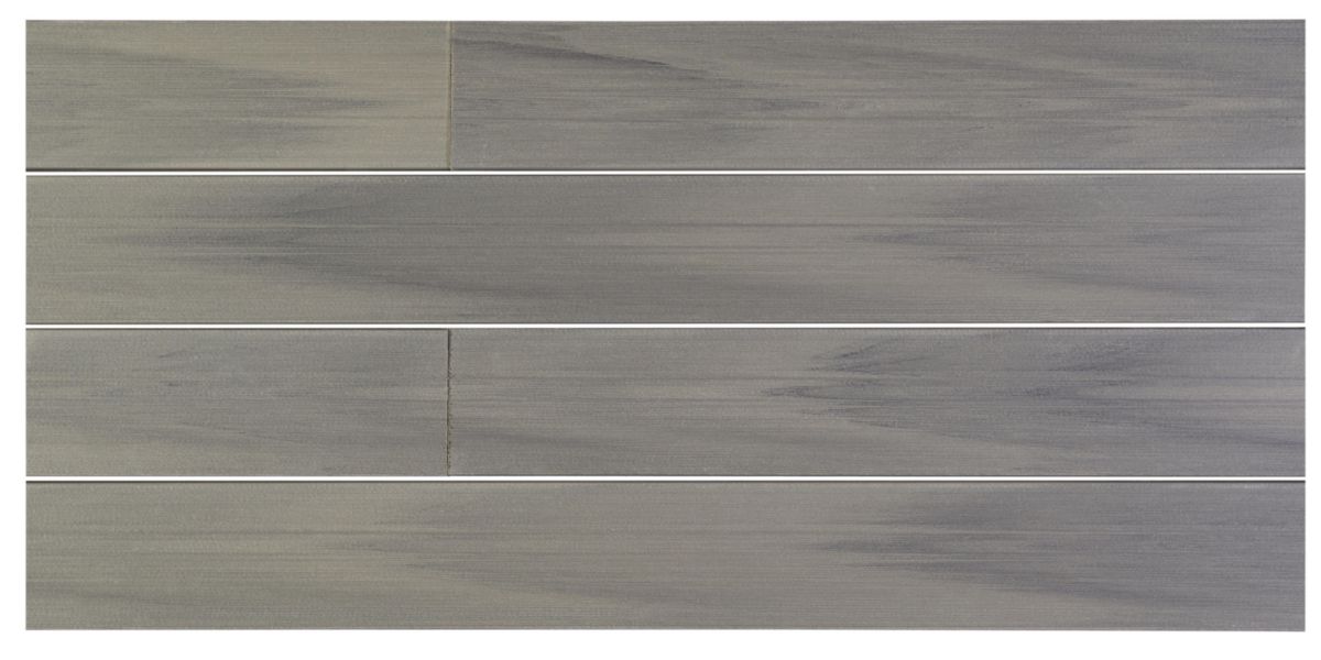 Lame terrasse bois composite Atmosphère - gris Cayenne brossé - 23x138x4000 mm