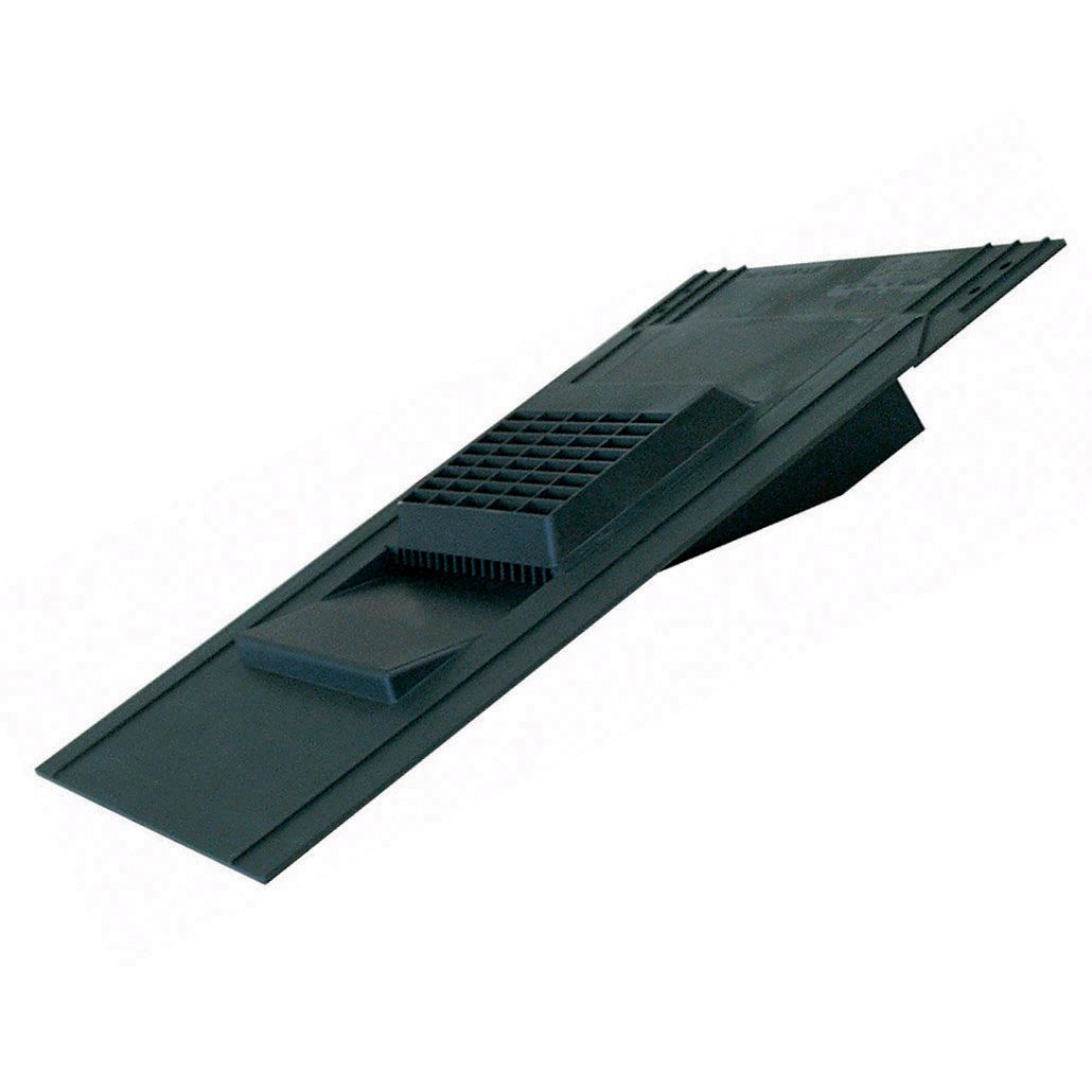 Ventilation combles Vedia 70 mᶟ - polyéthylène noir - surface 70 mm² - 40x30 cm