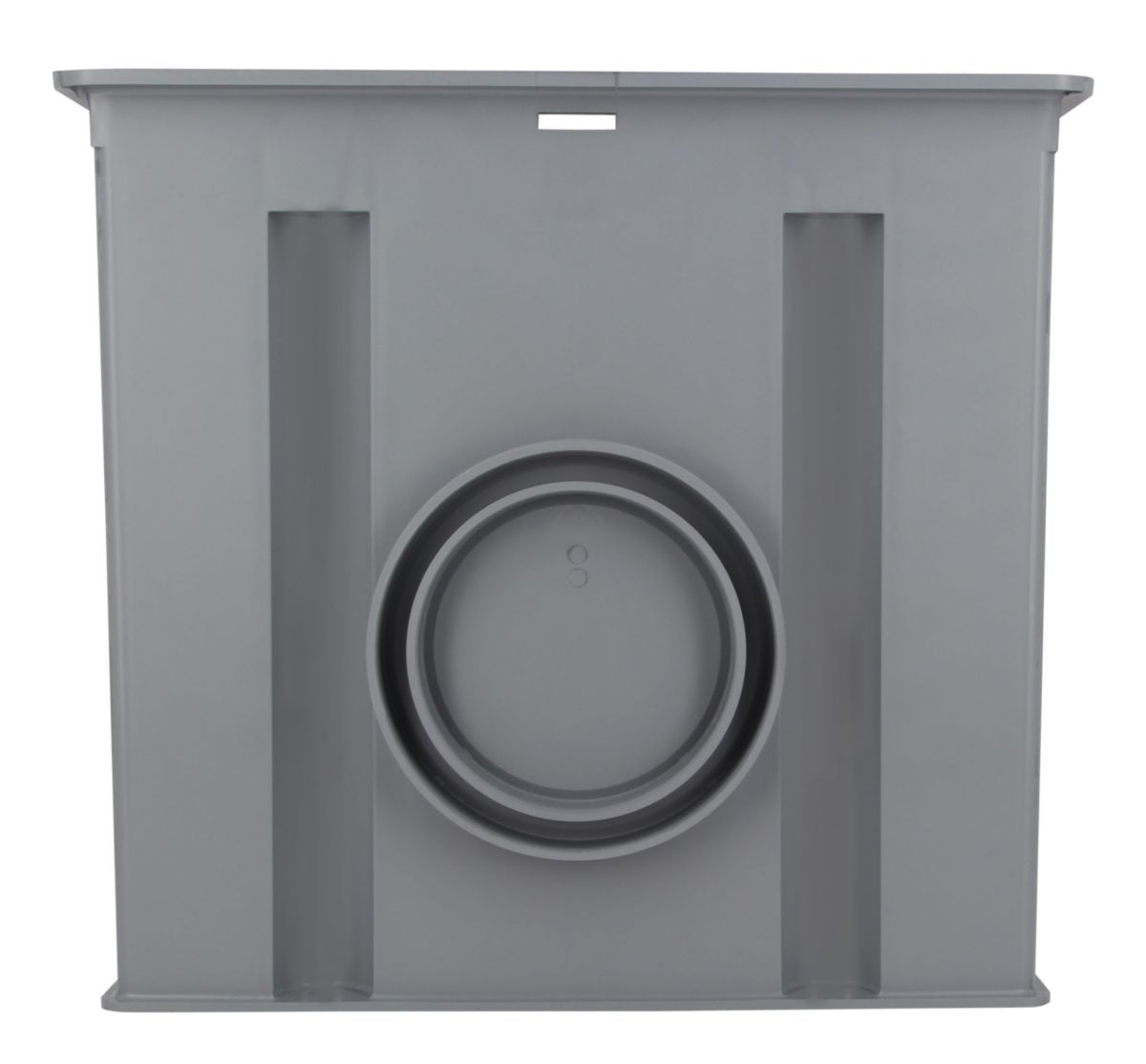 Regard de branchement pour eaux pluviales RETX PVC gris 30x30x30 cm