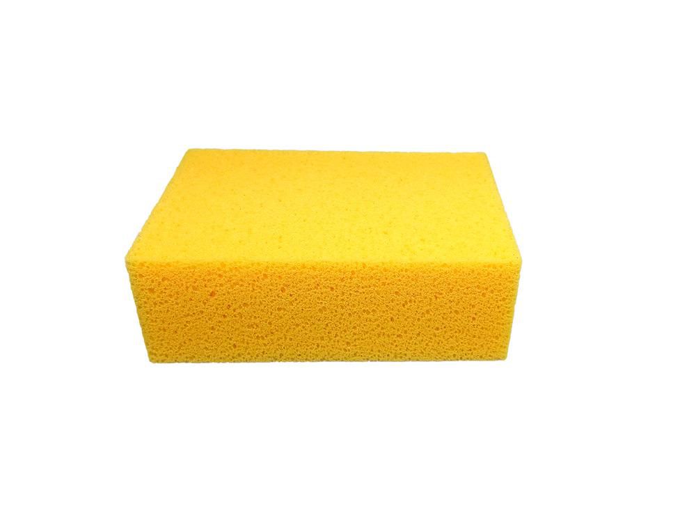 Eponge synthétique rectangulaire Novipro 17x11x6cm jaune