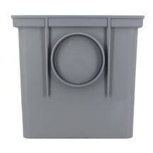 Regard de branchement pour eaux pluviales RPCT PVC gris 25x25x25 cm