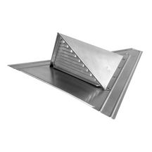 Chatière traditionnelle triangulaire pour couverture ardoises - quartz-zinc - section de ventilation 80 cm²