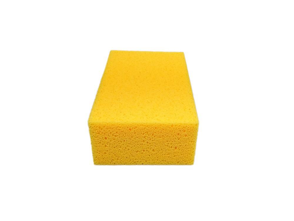 Eponge synthétique rectangulaire Novipro 17x11x6cm jaune