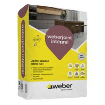 Mortier weberjoint integral pour sol et carreaux rectifiés - beige pierre E03 - sac de 25 kg