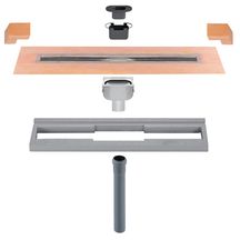 Kit de caniveau Kerdi-Line V - inox V4A - L. 90 cm