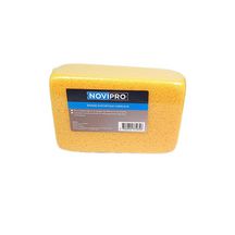 Eponge synthétique rectangulaire Novipro 17x11x6cm jaune