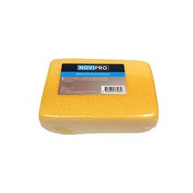 Eponge synthétique rectangulaire Novipro 17x11x6cm jaune