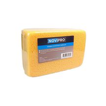 Eponge synthétique rectangulaire Novipro 17x11x6cm jaune