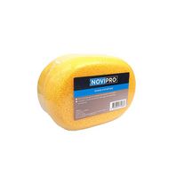 Eponge synthétique ovale Novipro 17x11x6cm jaune abricot