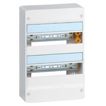 Coffret Drivia 13 modules et 2 rangées - IP30 IK05 - blanc