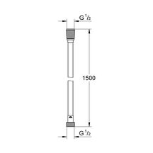 Flexible de douche 1500 mm SilverFlex Twistfree Chromé Réf. 28364001