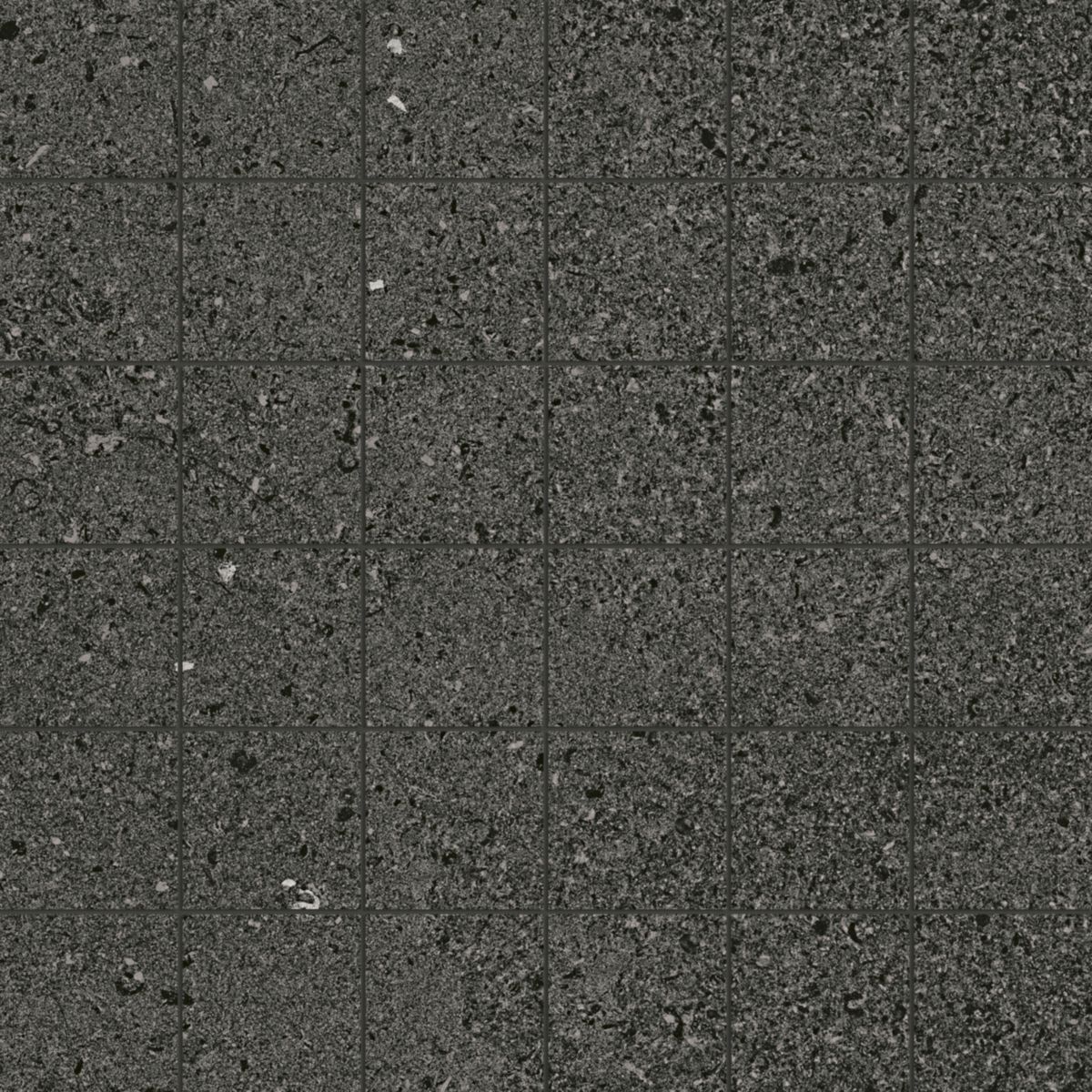 Mosaïque grès cérame Loft - dark naturel - tesselle 4,7x4,7 cm - trame 30x30 cm - ép. 8 mm