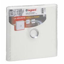 Porte pour coffret 1 rangée 13 modules - blanche. Legrand  Réf 093030