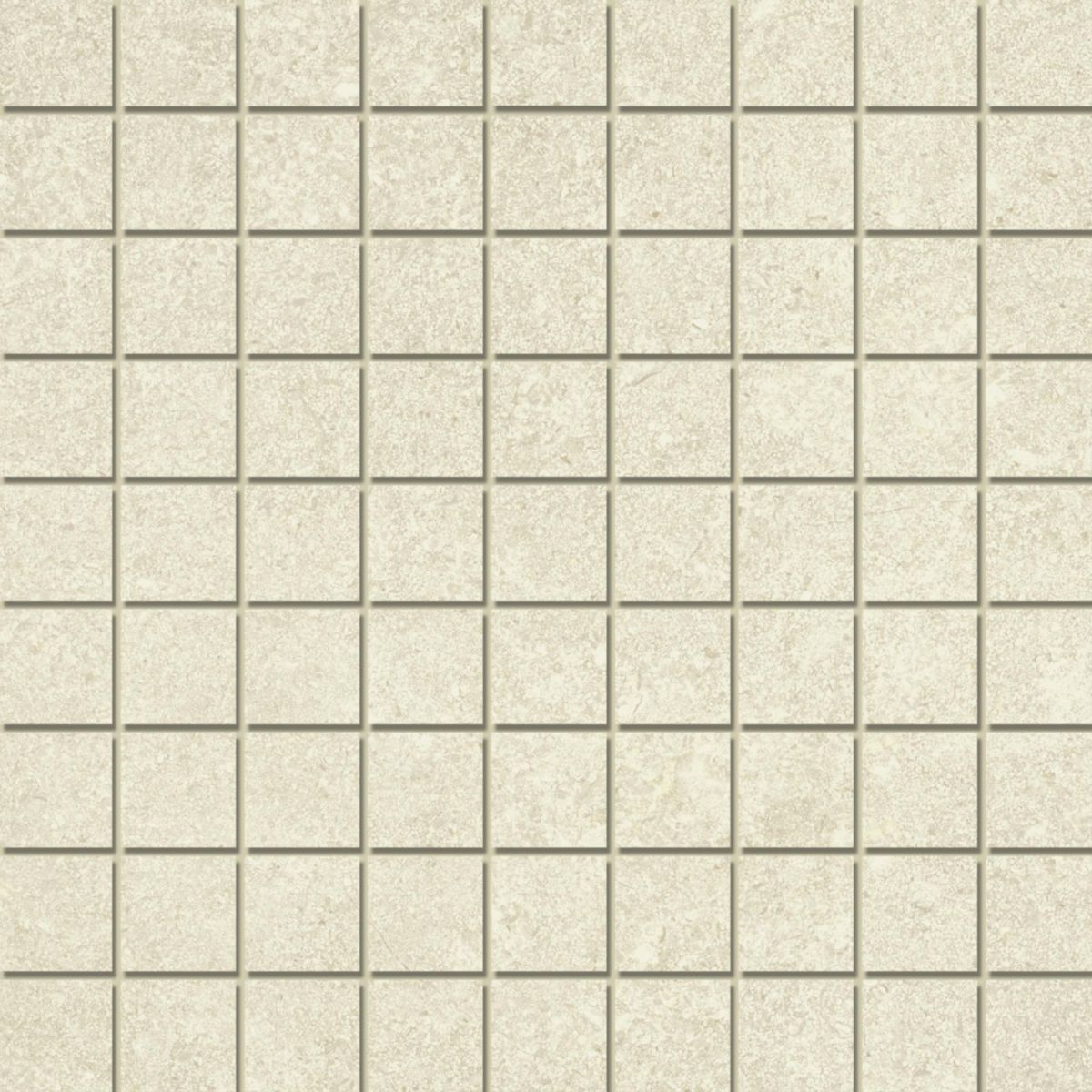 Mosaïque grès cérame Loft - snow naturel - tesselle 3,1x3,1 cm - trame 30x30 cm - ép. 8 mm