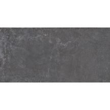 Carrelage effet ciment Grunge - grès cérame émaillé rectifié - anthracite - 60x120 cm - ép. 9 mm