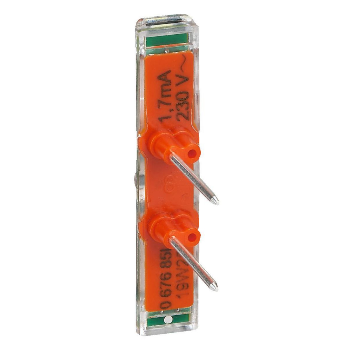 Mosaic Easy-Led - voyant témoin - 230 V - repère orange