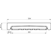 Chaperon de mur plat Optipose - ton pierre - 99x25x4 cm