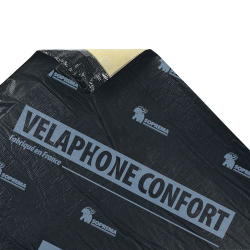 Sous-couche mince Vélaphone Confort pour isolation acoustique - ép. 2,5 mm - rouleau de 20x1,07 m