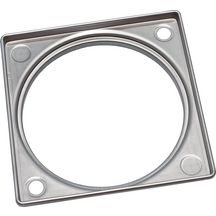 Cadre pour grille d'évacuation wedi Fundo Fino - inox - ép. 6,2 mm - 120x120 mm