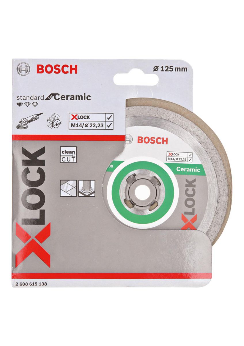 Disque à tronçonner diamanté X-Lock Standard for Ceramic - 125x22,23X1,6x1,7 mm