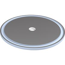 Receveur rond Fundo Trollo écoulement centré polystyrène extrudé diamètre 1,14 m ép. 40 mm 73736575