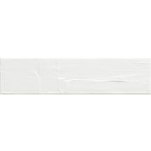 Carrelage mural Cosmopolitan - faïence texturée - décor mix blanc mat - 10x40 cm