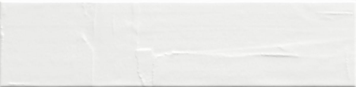 Carrelage mural Cosmopolitan - faïence texturée - décor mix blanc mat - 10x40 cm